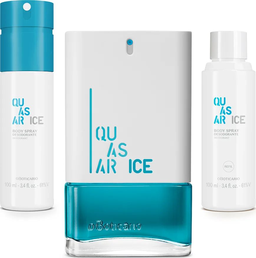 Quasar Ice O Boticário colônia - a novo fragrância Masculino 2021