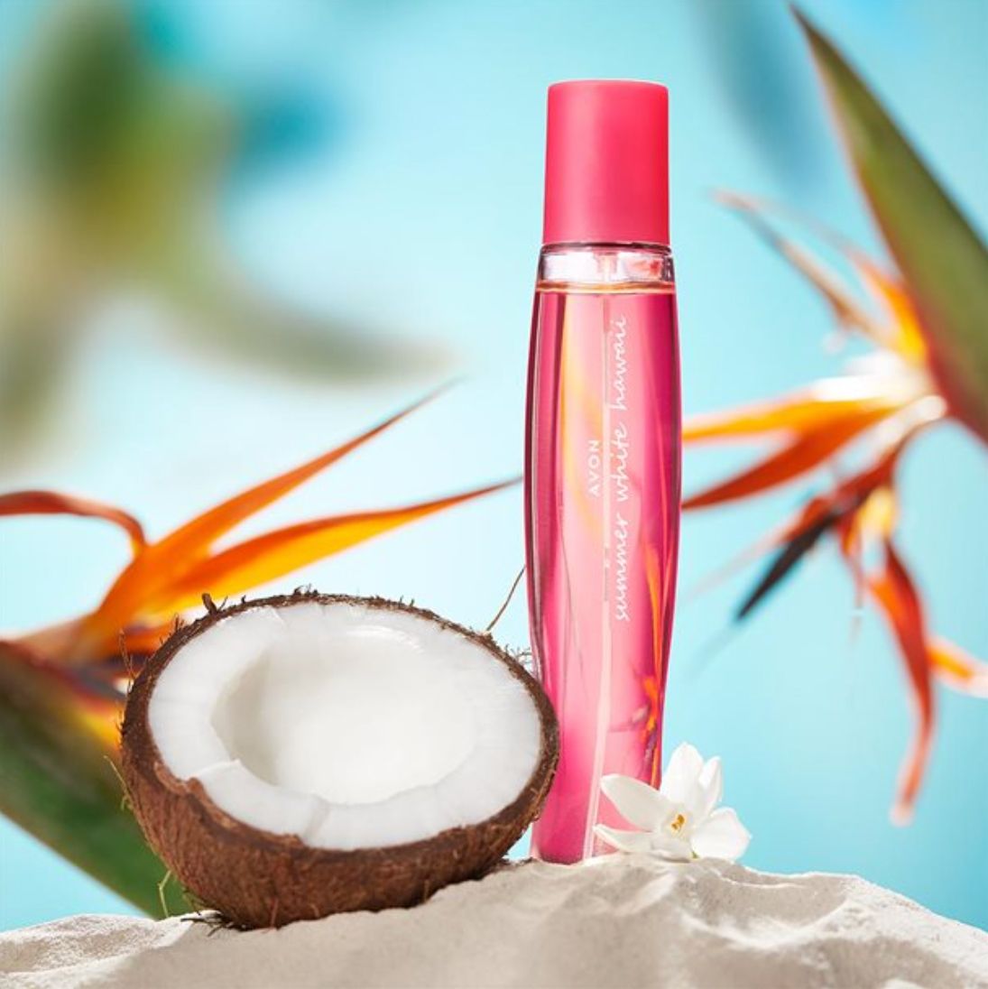 Туалетная вода эйвон summer white. Avon Summer White Sunset 50 мл.. Духи эйвон Summer White Hawaii. Духи эйвон женские саммер Вайт.