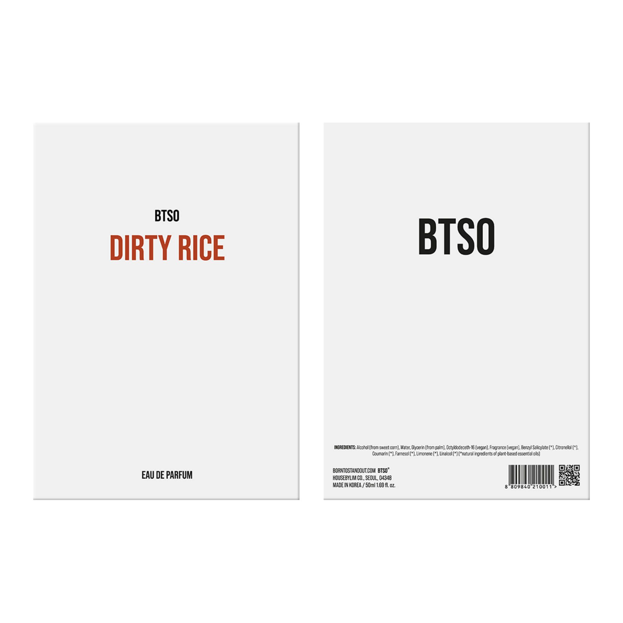 Dirty Rice BORNTOSTANDOUT® perfume a new fragrance for women and men 2022