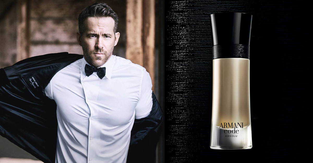 Ryan Reynolds As The New Face Of ARMANI CODE ABSOLU ~ New Fragrances