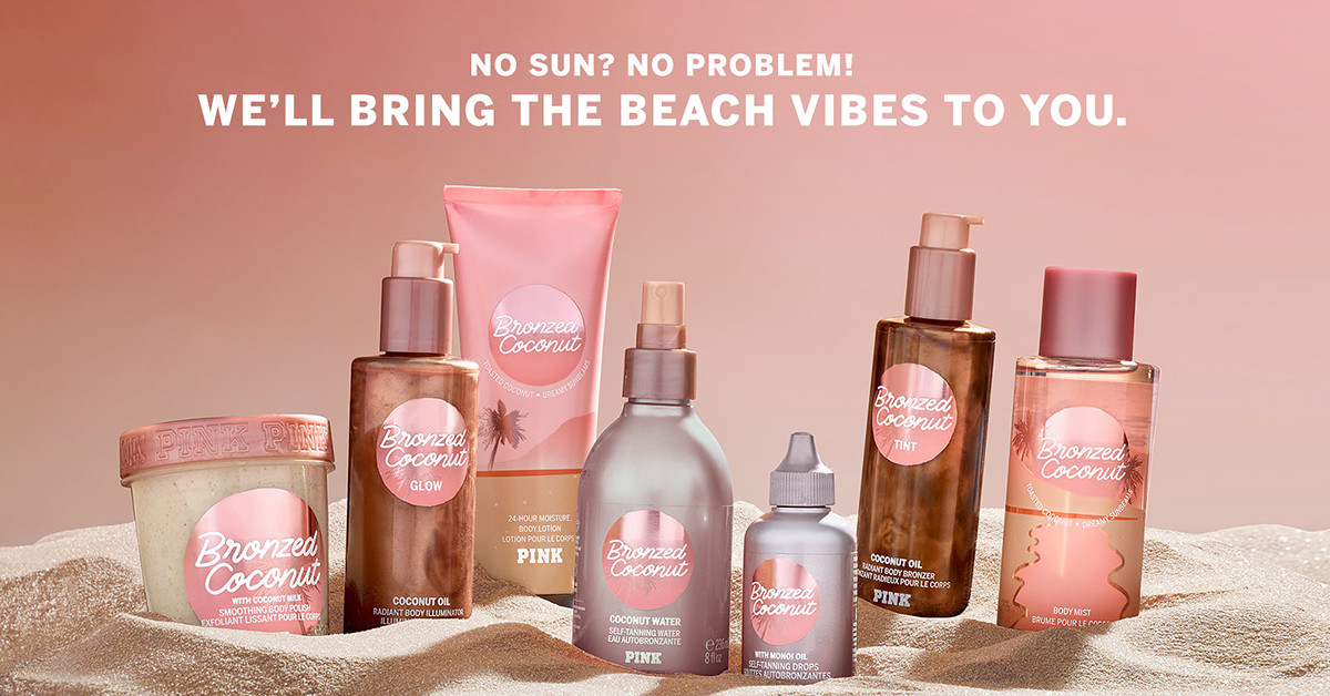 Victoria's Secret Pink Paradise Collection Offers Bronze on Demand with the  Bronzed Coconut Collection! ~ Bath & Body