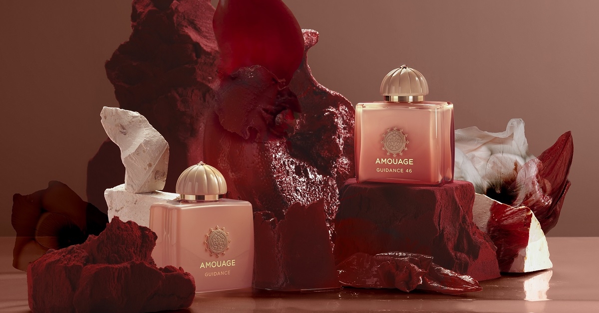 Amouage perfume gift store presentation