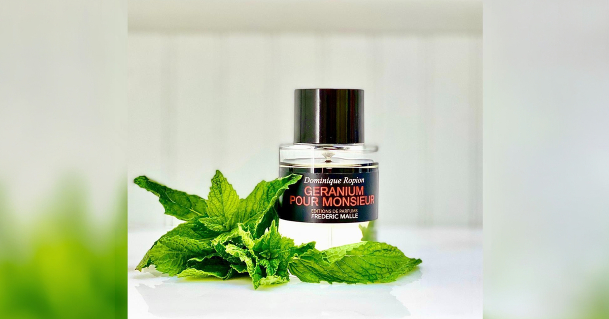 Geranium Pour Monsieur: Ropion Left Toothpaste on the Leaves