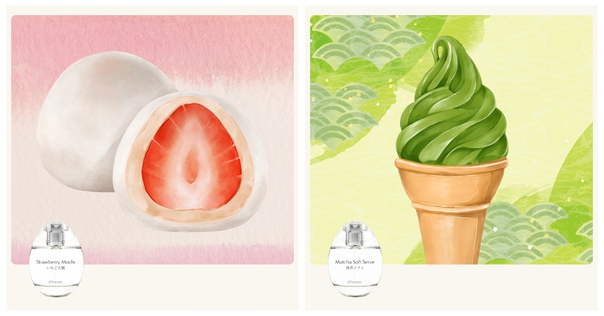 A Review of Two New d'Annam Scents: Matcha Soft Serve & Strawberry
