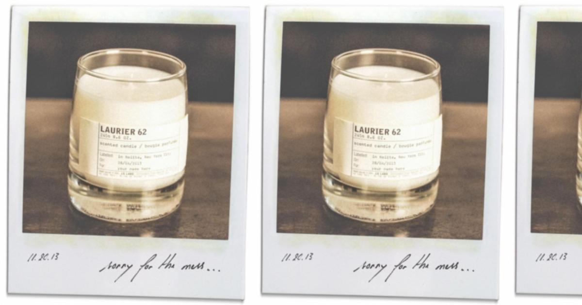 Laurier 62: New Candle by Le Labo ~ Scented Home & Garden