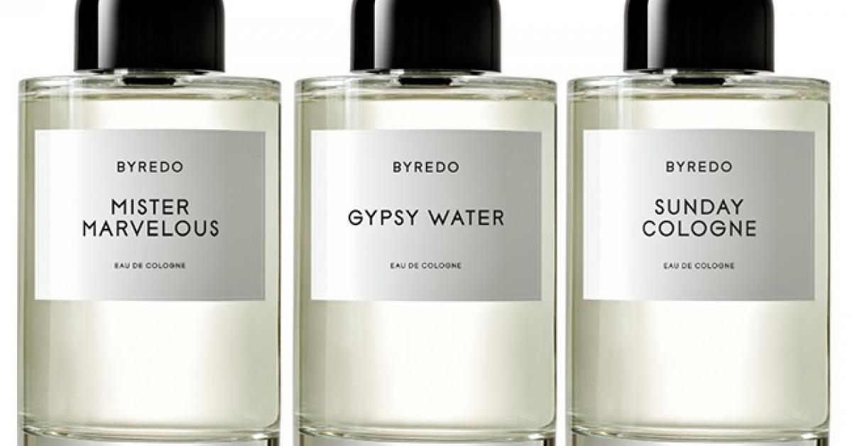Byredo Eau de Colognes Collection: Gypsy Water, Sunday Cologne and