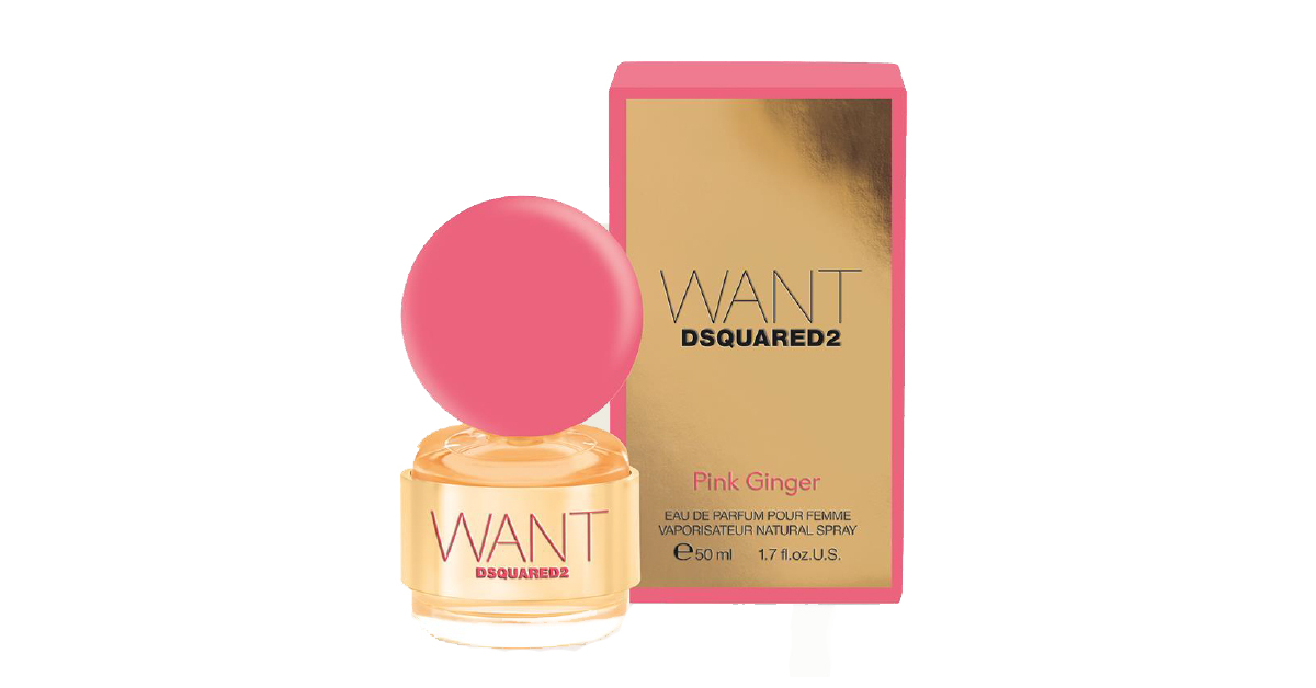 DSquared2 Want Pink Ginger ~ New Fragrances