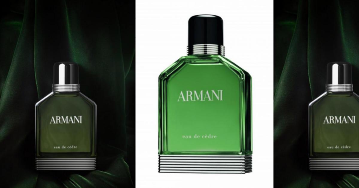 eau cedre armani