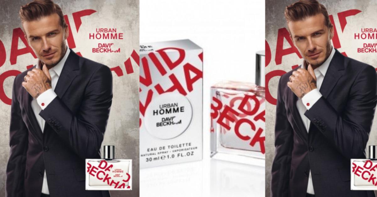 david beckham urban homme
