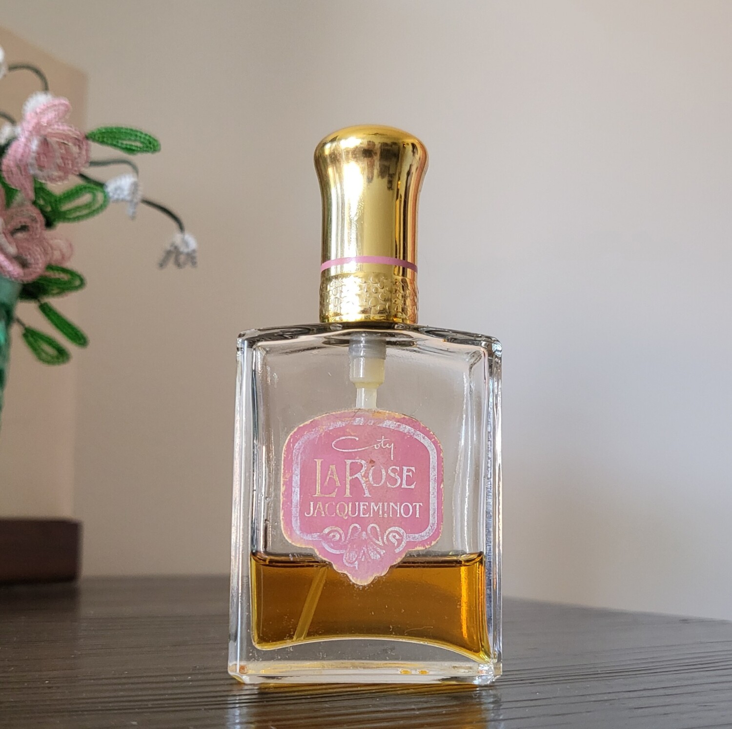 Flacon Ancien Coty La Rose Jacqueminot - Numéroté Avec Boîte En Cristal Baccarat | Objet De Collection