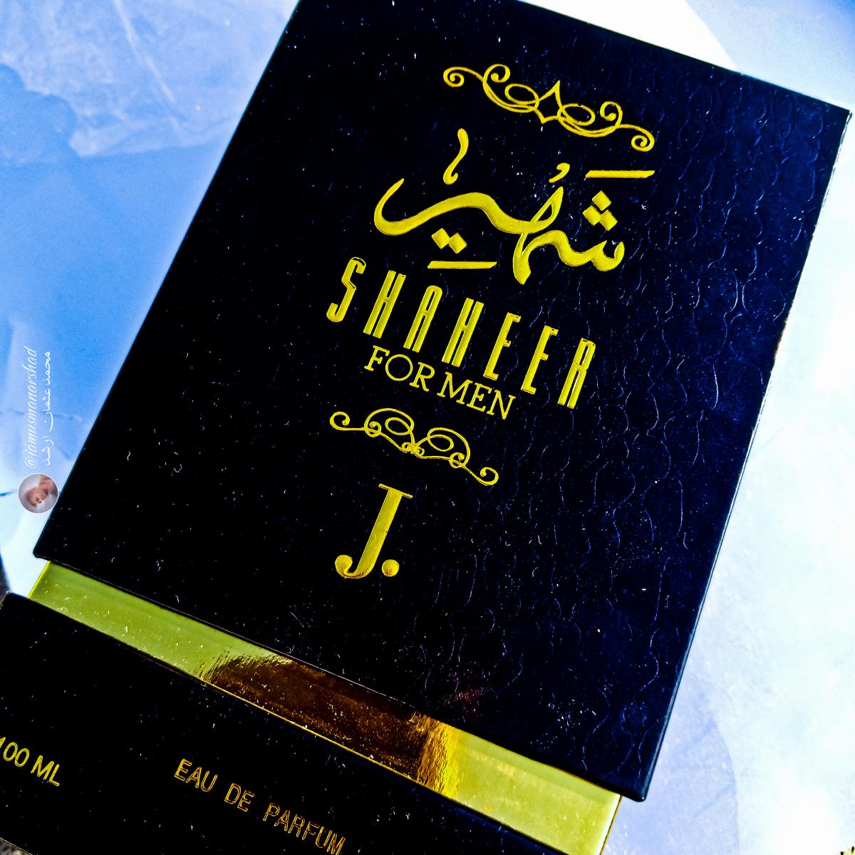 Shaheer Junaid Jamshed cologne a fragrance for men 2014