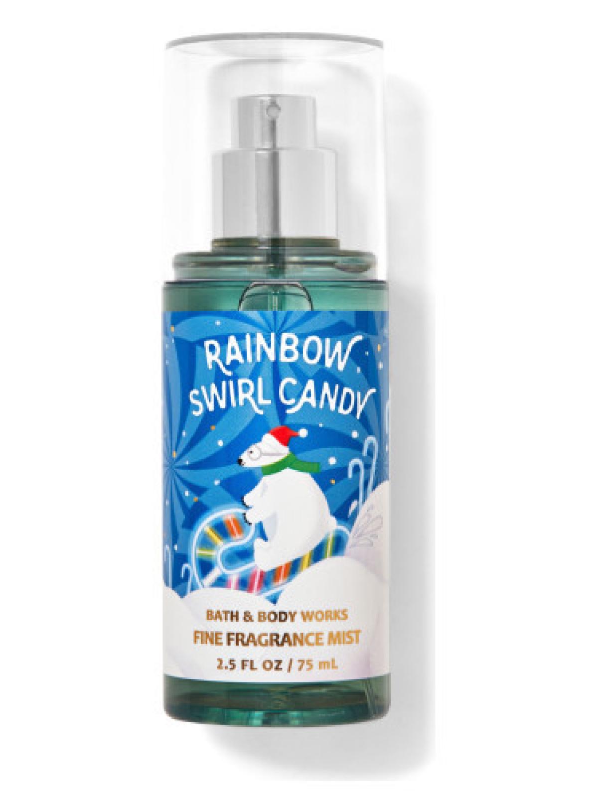 Bath and body works rainbow swirl candy