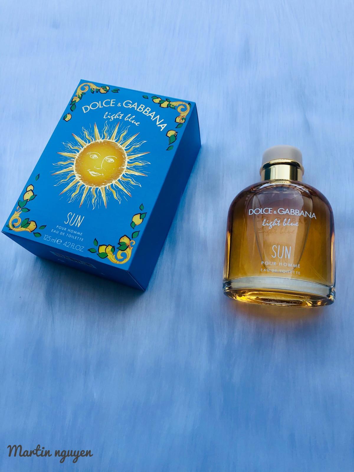 dolce and gabbana light blue sun pour homme