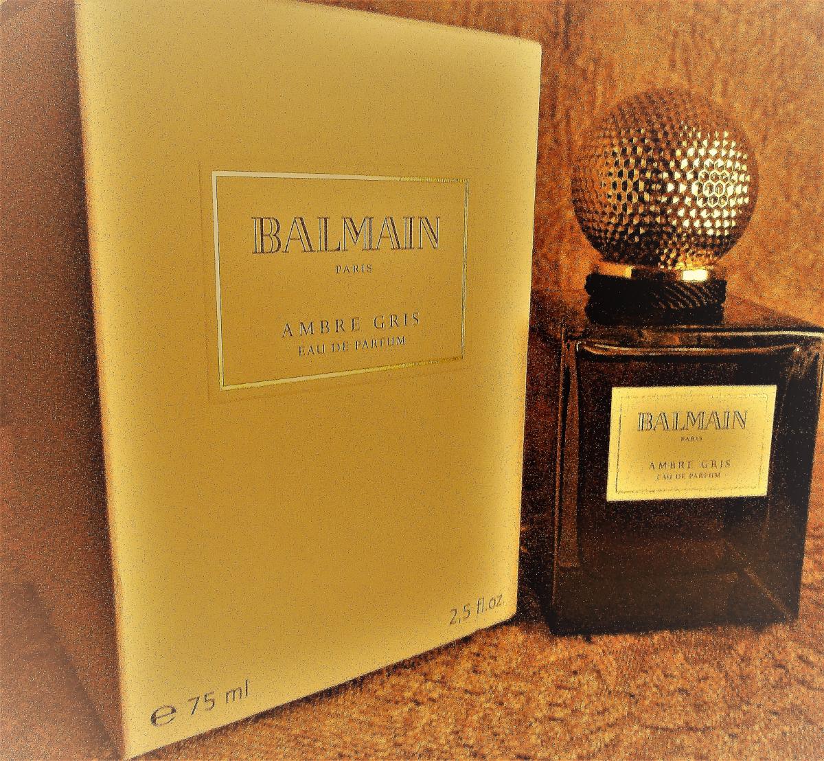 perfume balmain ambre gris