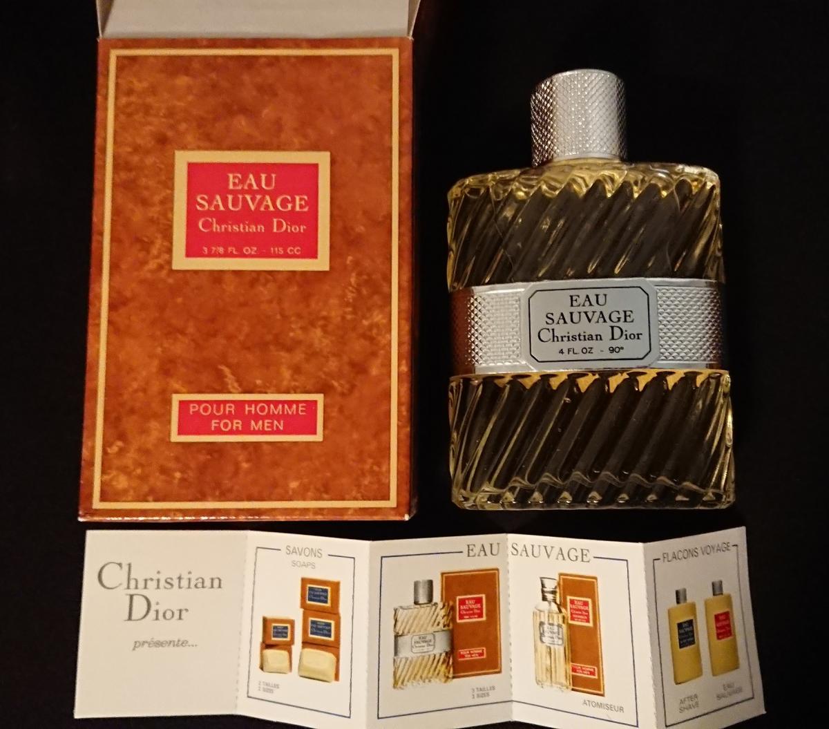 Eau Sauvage Christian Dior cologne - a fragrance for men 1966