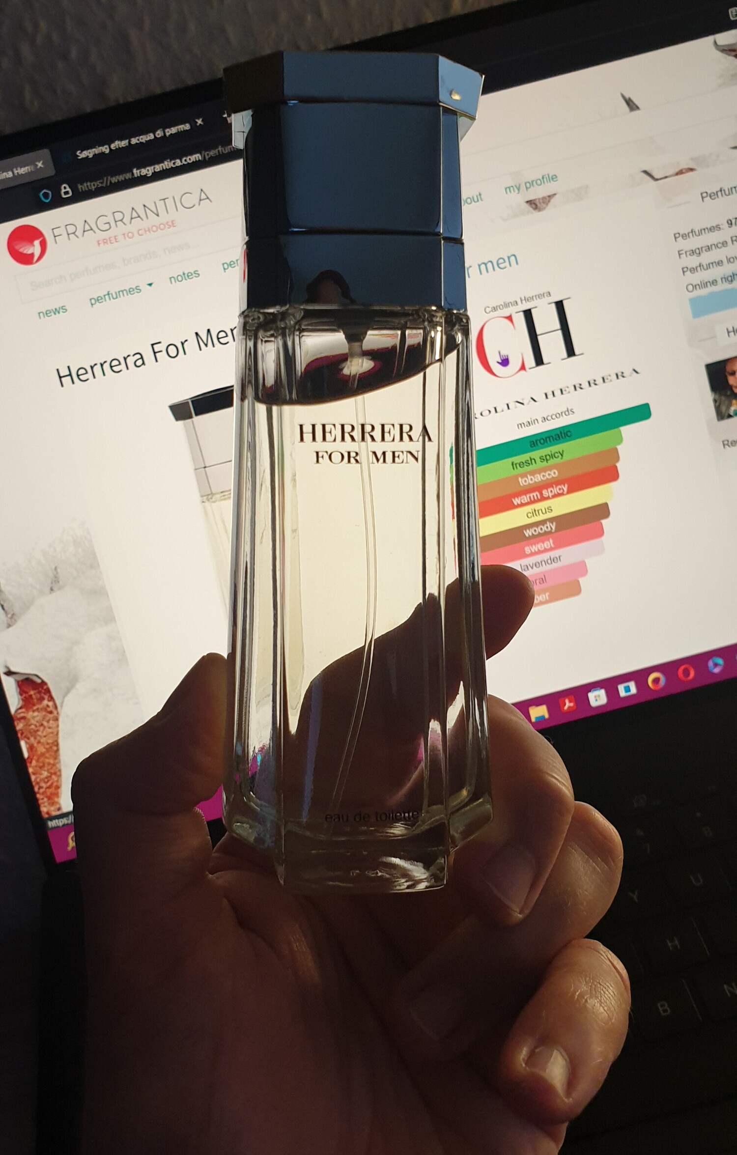 herrera for men perfume