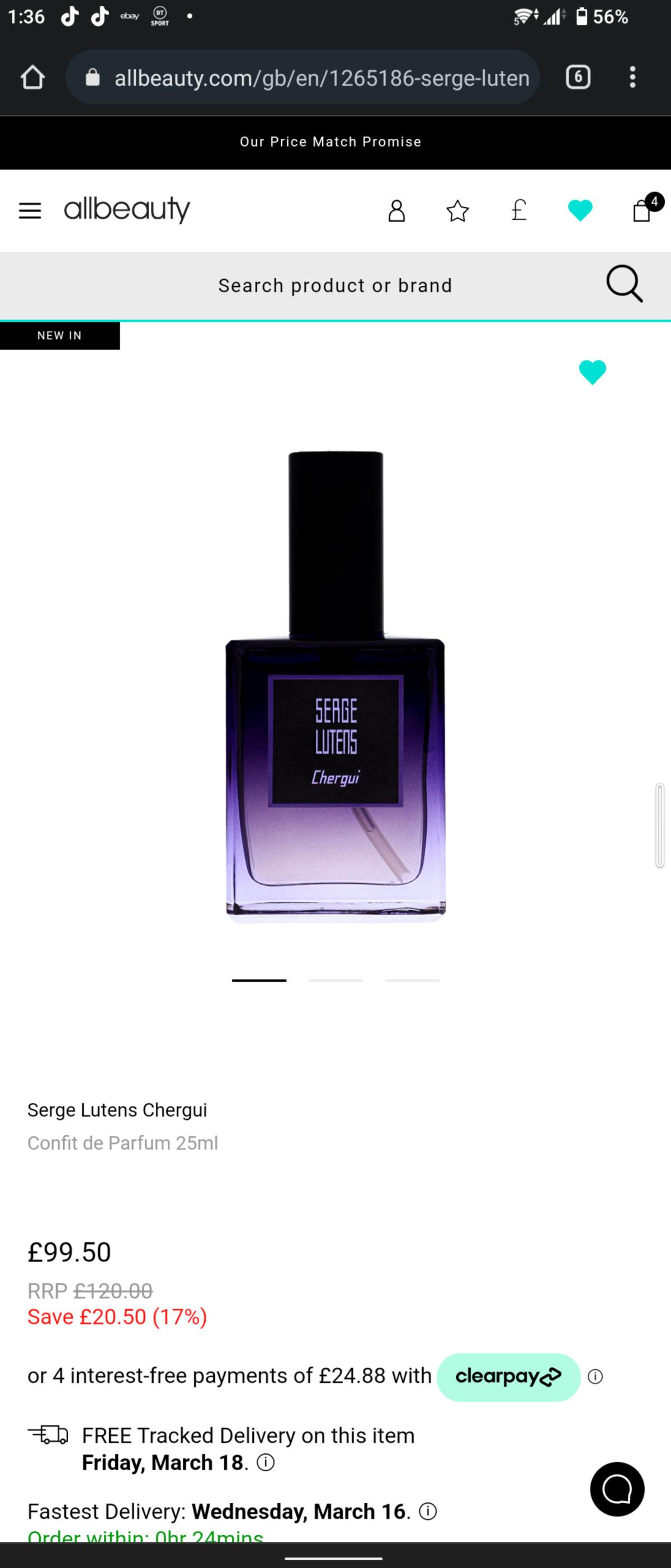 Chergui Serge Lutens perfume - a fragrance for women and men 2005