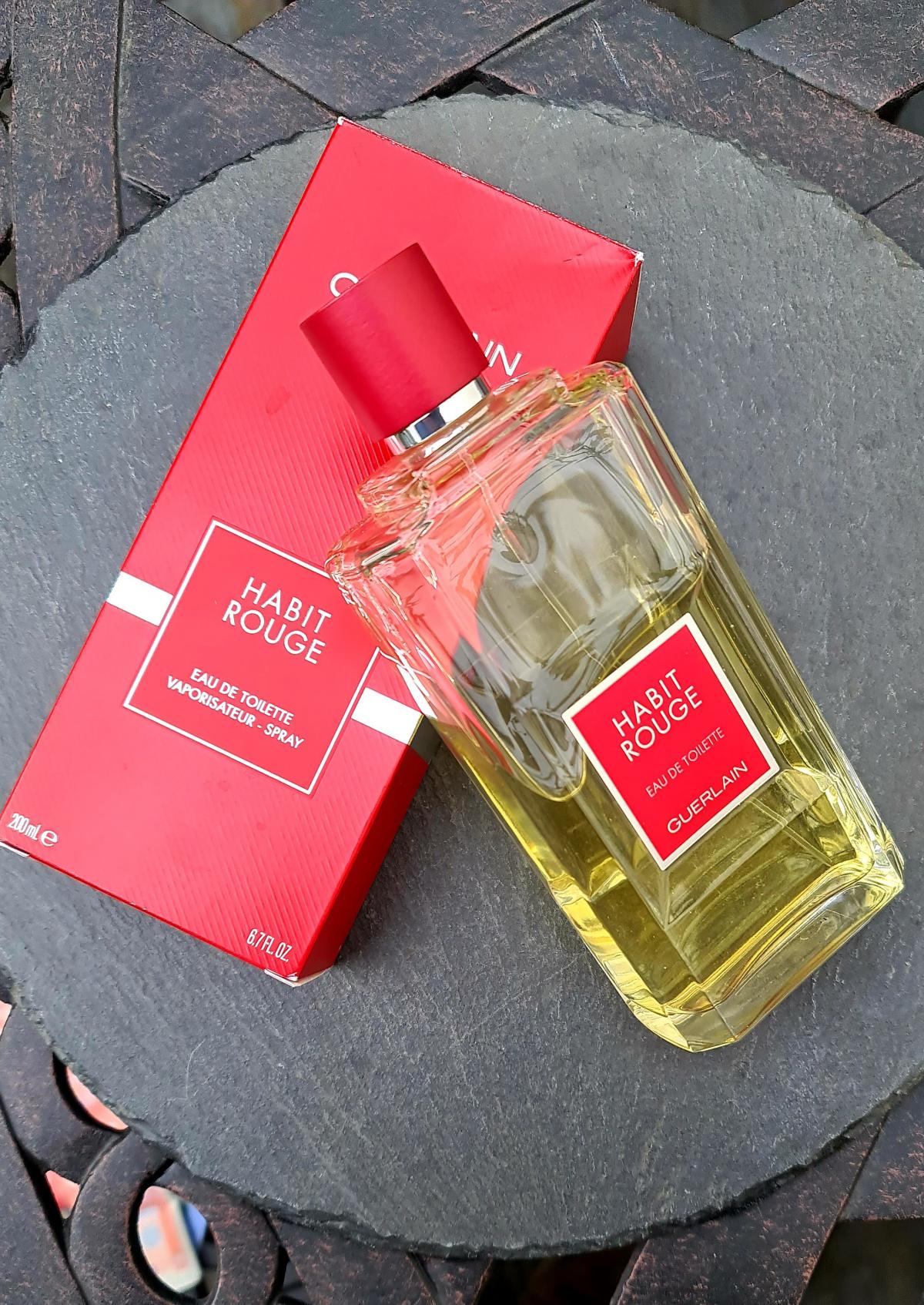 Habit Rouge Eau de Toilette Guerlain Cologne un parfum pour homme 1965