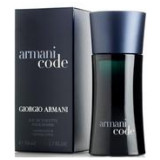 armani code for him
